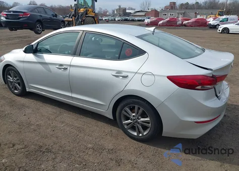 2018 Hyundai Elantra Sel z USA, uszkodzony, nr VIN 5NPD84LF1JH255925